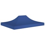 vidaXL Streha za vrtni šotor 4x3 m modra 270 g/m²