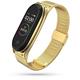 Pašček za uro XIAOMI MI SMART BAND 5 / 6 / 6 NFC Tech-Protect Milaneseband Gold