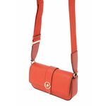 Usnjena torbica MICHAEL Michael Kors bordo barva - rdeča. Majhna torbica iz kolekcije MICHAEL Michael Kors. Model na zapenjanje, izdelan iz naravnega usnja.