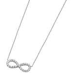 Lotus Silver Bleščeča ogrlica iz srebra s prozornimi cirkoni Infinity LP1253-1 / 1 srebro 925/1000