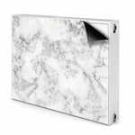 tulup.si Pokrov radiatorja Beli marmor 90x60 cm