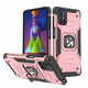 MG Ring Armor plastika ovitek za Samsung Galaxy M51, roza