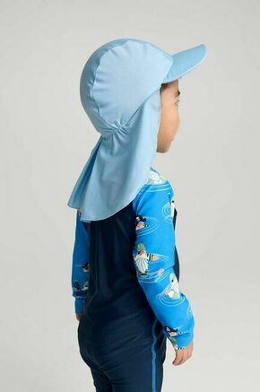Otroška baseball kapa Reima Mustekala - modra. Otroška kapa iz kolekcije Reima. Model izdelan iz enobarvne tkanine. Model ima zaščito pred soncem UPF 40+.