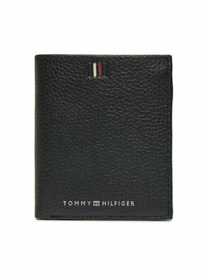 Tommy Hilfiger Velika moška denarnica Th Central Trifold AM0AM11851 Črna