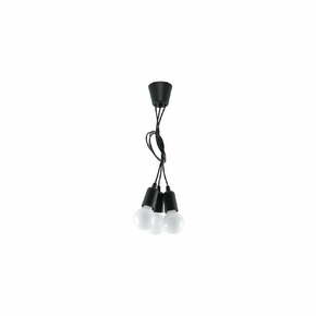 Črna viseča svetilka 15x15 cm Rene - Nice Lamps