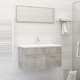 vidaXL Kopalniško pohištvo 2 kosa betonsko siva iverna plošča