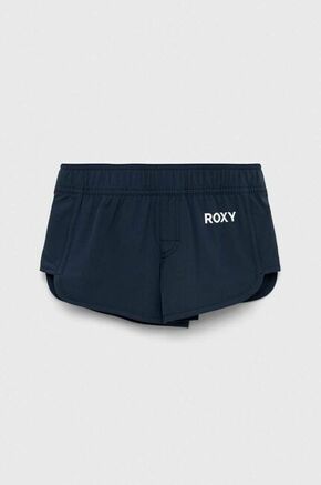 Otroške kopalne kratke hlače Roxy črna barva - črna. Otroški Kratke hlače za kopanje iz kolekcije Roxy. Model izdelan iz enobarvnega materiala. Lahek material