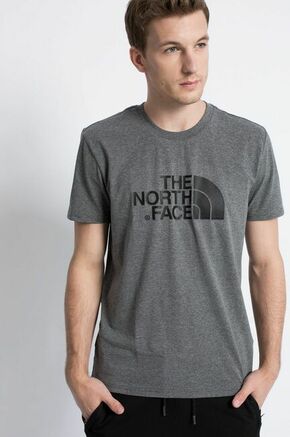 The North Face t-shirt Easy - siva. T-shirt iz kolekcije The North Face. Model izdelan iz pletenine s potiskom. Tanek