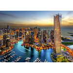 ENJOY Puzzle Dubajsko pristanišče ponoči 1000 kosov