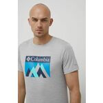 Športni t-shirt Columbia Zero Rules - siva. Športni t-shirt iz kolekcije Columbia. Model izdelan iz materiala, ki odvaja vlago.