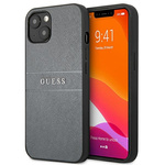 Guess GUHCP13SPSASBGR iPhone 13 mini 5,4", siva barva, pas Saffiano