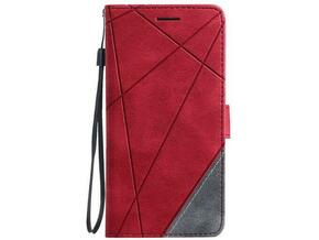 Chameleon Samsung Galaxy S23 - Preklopna torbica (WLGO-Lines) - rdeča