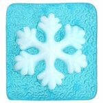 Bohemia Gifts &amp; Cosmetics Handmade Snowflake ročno izdelano milo z glicerinom 70 g