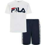 Fila FPS1131 Man Jersey Pyjamas White/Blue XL Aktivno spodnje perilo