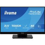 Iiyama ProLite T2254MSC-B2 monitor, IPS, 21.5"/22", 16:9, 1920x1080, 100Hz, HDMI, Display port, USB, Touchscreen