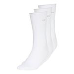 Calvin Klein nogavice (3-pack) - bela. Dolge nogavice iz zbirke Calvin Klein. Model iz elastičnega materiala. Vključeni trije pari