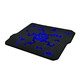 WEBHIDDENBRAND C-TECH Gaming podloga za miško ANTHEA CYBER BLUE, 320x270x4mm, šivani robovi