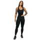 Nebbia One-Piece Workout Jumpsuit Gym Rat Black M Fitnes hlače