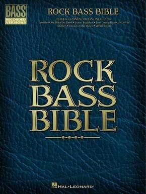 Hal Leonard Rock Bass Bible Notna glasba