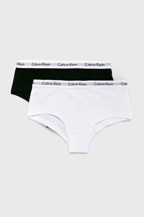 Calvin Klein Underwear otroške spodnjice 110-176 cm (2-pack) - bela. Otroške spodnjice iz kolekcije Calvin Klein Underwear. Model iz elastična tkanina. Vključena sta dva para