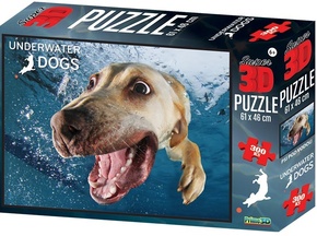 HMStudio PRIME 3D Puzzle Potapljaški psi: Nevada 3D 300 kosov