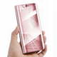 WEBHIDDENBRAND Onasi Clear View torbica za Samsung Galaxy A02s A025, roza