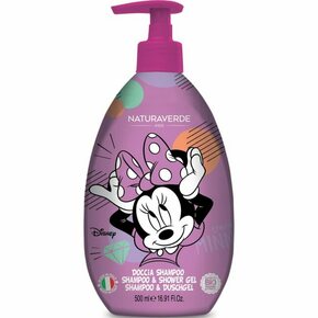Disney Minnie Mouse Shampoo &amp; Shower Gel šampon in gel za prhanje 2v1 za otroke Sweet strawberry 500 ml