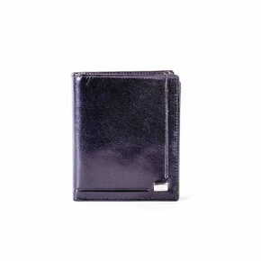 Rovicky Črna denarnica iz pravega usnja z reliefom CE-PR-PC-106-BAR.13_281643 Univerzalni