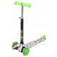 MINI SCOOTER trikolesni skuter z osvetljenimi kolesi, metulji