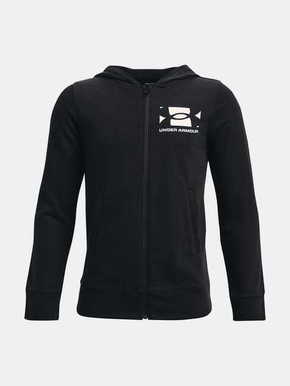 Under Armour Pulover UA RIVAL TERRY FZ HOODIE-BLK S