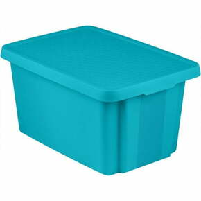 Modra škatla za shranjevanje s pokrovom Curver Essentials
