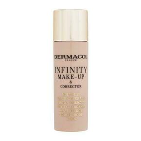 Dermacol Infinity Make-Up &amp; Corrector visoko prekriven puder in korektor 2v1 20 g Odtenek 02 beige