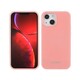 Goospery Soft feeling silikonski ovitek za iphone 13 6.1 - roza