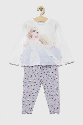 Otroška bombažna pižama OVS vijolična barva - vijolična. Otroški pižama iz kolekcije OVS. Model izdelan iz pletenine s potiskom.