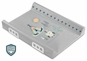 Caretero Sensillo Safety System utrjena previjalna podloga 70 CM - TIPI GREY - 5908310390703