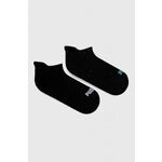 Nogavice Puma ženski, črna barva - črna. Kratke nogavice iz kolekcije Puma. Model izdelan iz elastičnega, vzorčastega materiala. V kompletu sta dva para.