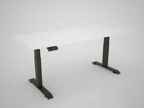 MS VISCOM dvižna miza s ploščo v dekorju egger premium bela - 1800 x 800 mm