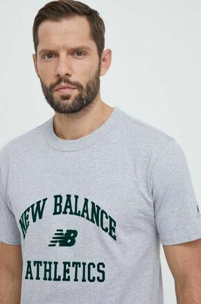 Bombažna kratka majica New Balance moški