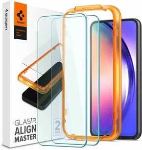 Zaščitno Kaljeno Steklo za telefon SAMSUNG GALAXY A54 5G Spigen Alm Glas.Tr Clear / 2 KOM.