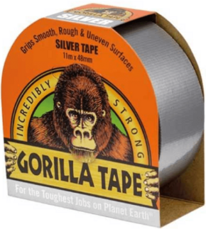 GORILLA TOUGH Silver Tape trak