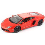 BBurago model Plus Lamborghini Aventador LP700-4, 1:18, oranžen