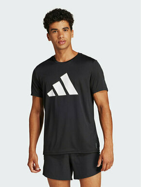 Adidas Športna majica Run It IL7235 Črna Regular Fit