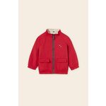 Otroška dvostranska jakna Mayoral rdeča barva - rdeča. Jakna za dojenčka iz kolekcije Mayoral. Delno podloženi model izdelan enobarvne tkanine.
