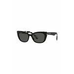 Otroška sončna očala Dolce &amp; Gabbana črna barva, 0DX4427 - črna. Otroška sončna očala iz kolekcije Dolce &amp; Gabbana. Model z enobarvnimi stekli in okvirji iz plastike. Ima filter UV 400.