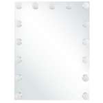 Beliani Stensko ogledalo LED 40 x 50 cm LUCENAY
