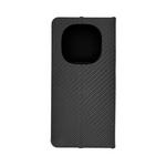 OEM Torbica LUNA Book Carbon za XIAOMI Redmi Note 15 5G, črna
