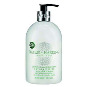 Baylis &amp; Harding Antibakterijsko tekoče milo za roke Jasmin in jabolčni cvet (Anti-Bacterial Luxury Hand Wash) 500 ml