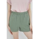 Kratke hlače JDY ženske, zelena barva - zelena. Kratke hlače iz kolekcije JDY. Model izdelan iz tanke, rahlo elastične tkanine.