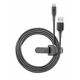 USB CABLE MFI 1M BLACK CELLULAR LINE