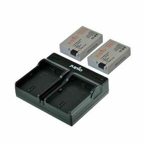 Jupio Komplet 2x LP-E8 1120mAh + dvojni polnilnik USB